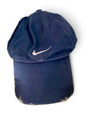 Nike Navy Blue Logo Baseball Cap Hat